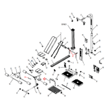 Bowflex Power Pro XTL Strength System Reinforced Rear Bench Leg 95202-hydrafitnessparts