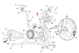 Bowflex Stationary Bike Brake Resistance Adjustment Knob with Tensioner Hardware 1000513105-hydrafitnessparts