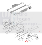 Bowflex TC1000 TC3000 TC5000 Treadmill Left Outer Treadle Skin KK-2472-hydrafitnessparts