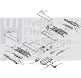 Bowflex TC20 TC5500 Treadmill Climber Right Plastic Inner Treadle Cover 004-0741-hydrafitnessparts