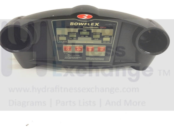 Bowflex TC3000 Treadmill Display Console Assembly 12884-hydrafitnessparts