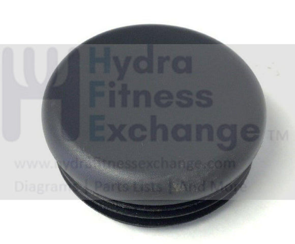 Bowflex TC5000 TC3000 TC1000 Treadmill Handle Endcap Round Plug Plastic Black-hydrafitnessparts