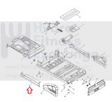 Bowflex TC5000 TC3000 TC5000 Treadmill Rear Left Frame Cover KK-2480-hydrafitnessparts
