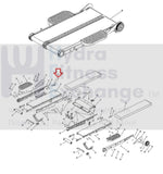 Bowflex TC5000 Treadclimber Treadmill Right Rear Belt Guide TCRRBG-hydrafitnessparts