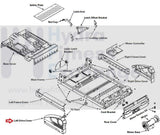 Bowflex Treadclimber TC3000 TC1000 Treadmill Left Side Drive Cover KK-2476-hydrafitnessparts