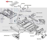 Bowflex Treadclimber TC3000 TC1000 Treadmill Motor Cover Flat Safety Plate-hydrafitnessparts