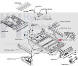 Bowflex Treadclimber TC3000 TC1000 Treadmill Right Side Drive Cover KK-2477-hydrafitnessparts