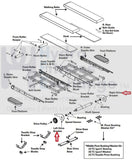 Bowflex Treadclimber TC3000 TC5000 TC1000 Treadmill Rear Roller Bracket-hydrafitnessparts