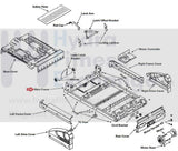 Bowflex Treadclimber TC3000 Treadmill Main Frame Assembly-hydrafitnessparts