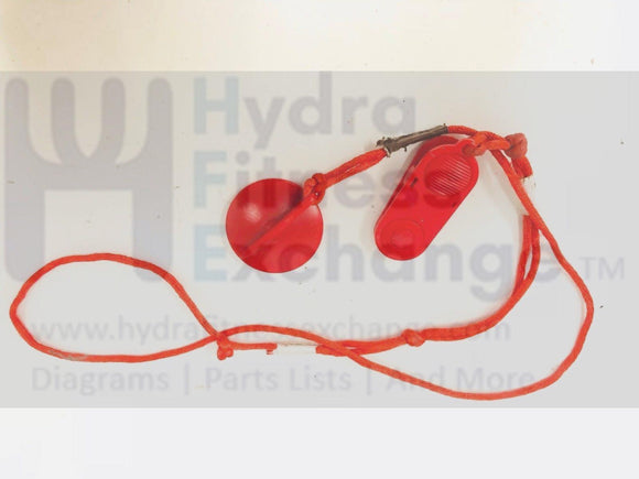 Bremshey Ambition Scout Control Course Treadmill Magnetic Safety Key Lanyard-hydrafitnessparts