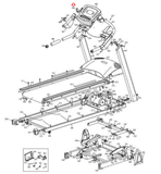Bremshey TR Ambition Scout 7G6A Treadmill Water Bottle Holder 173415620-hydrafitnessparts