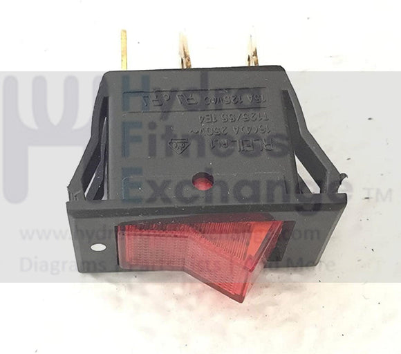 Bremshey TR Trail Treadmill Power Entry On Off Switch 15A-hydrafitnessparts