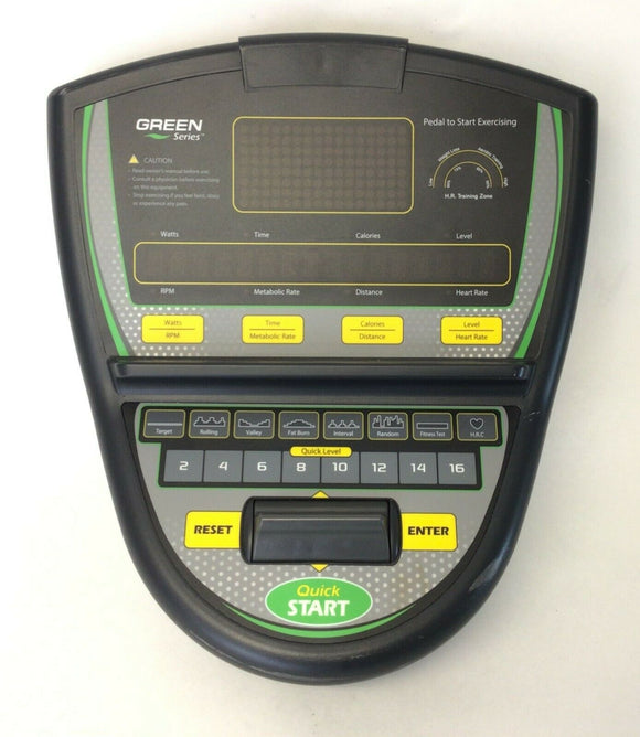 Circle CIR-RB6000-G1 Recumbent Bike LED Display Console Assembly F373335-005-hydrafitnessparts