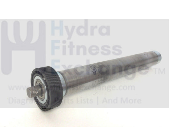 Circle Fitness Green Series TM 6000 Treadmill Front Roller W/Pulley F298017-000-hydrafitnessparts