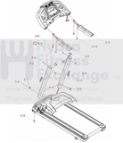 Circle Fitness TM 6000 Treadmill Socket Cap Screw M8/1.25x25mm H020602-004-hydrafitnessparts
