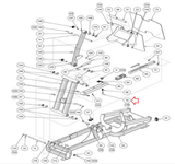 Cybex 20040 - Leg Press Strength System Detent Pin 20040-372-hydrafitnessparts