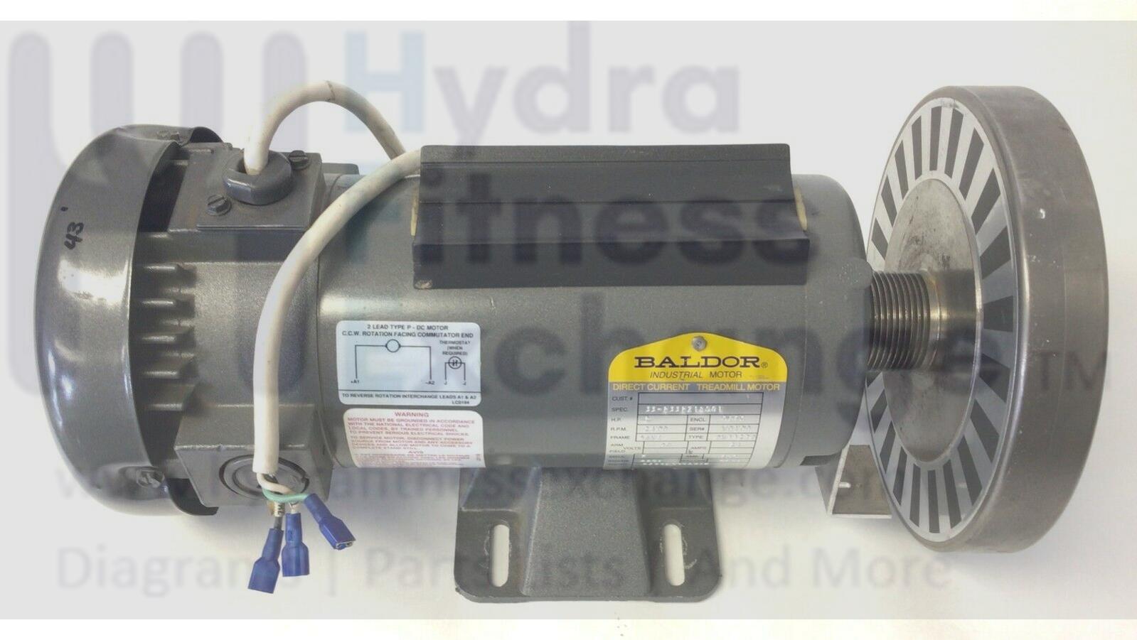 cybex treadmill motor Cybex 300t Treadmill DC Drive Motor with Flywheel 33-23322180G1 or MR-14803