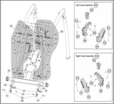 Cybex 360A 362A Arc Trainer Elliptical Transport Wheel KCW-24009-hydrafitnessparts