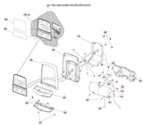 Cybex 360A 362A Arc Trainer Elliptical Upper Power Wire 12pin 1000mm KAW-22384-hydrafitnessparts