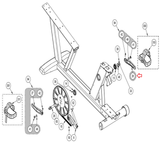 Cybex 525C 525R 625C 625R 770C 770R Recumbent Bike Left Crank Arm FM-19471-hydrafitnessparts