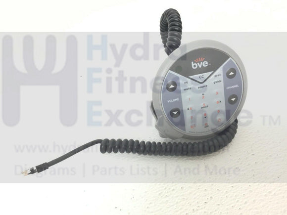 Cybex 530T Treadmill PVS Tv Screen Remote BVE Control Pad-hydrafitnessparts