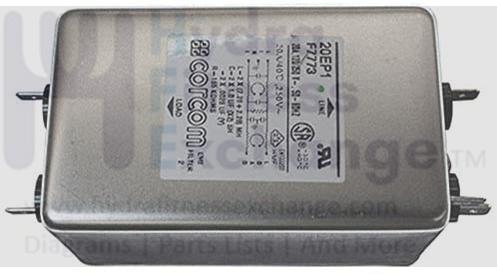 Cybex 600T Treadmill Dual Stage Line Filter 20 Amp EC-19869-hydrafitnessparts