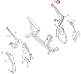 Cybex 625R 750R 770R 525R 625R Recumbent Bike Left Shuttle Cover Bike PL-21486-hydrafitnessparts