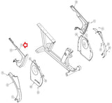 Cybex 625R 750R 770R 525R 625R Recumbent Bike Right Shuttle Cover Bike PL-21487-hydrafitnessparts