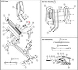 Cybex 625R 770R 750R 525R Recumbent Bike Holder Tray PL-21634-hydrafitnessparts