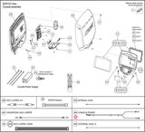 Cybex 625R 770R Recumbent Bike Console Power Cable AW-23818-hydrafitnessparts