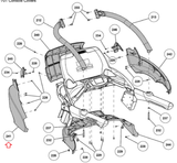 Cybex 625T 770T 790T Treadmill Console Left Side PL-22558-hydrafitnessparts