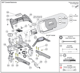Cybex 625T 770T 790T Treadmill HR Connect Cable Wire AW-23003-hydrafitnessparts