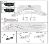 Cybex 625T 770T 790T Treadmill Handset Membrane Cable Wire AW-22547-hydrafitnessparts