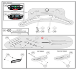 Cybex 625T 770T 790T Treadmill Heart Rate Grip Cable Wire AW-22543-hydrafitnessparts