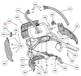 Cybex 625T 770T 790T Treadmill Left Console Side Upper with Handrail PL-22576-hydrafitnessparts