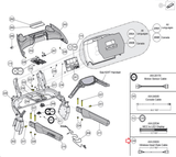 Cybex 625T 770T 790T Treadmill Wireless Heart Rate Connect Cable AW-23003-hydrafitnessparts