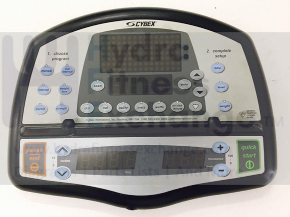Cybex 630a Commercial Arc Trainer Elliptical Crosstrainer Display Console Panel-hydrafitnessparts
