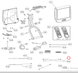 Cybex 750AT 750C 750R 530S 425T 445T 550T Elliptical Locking Power Wire AW-21680-hydrafitnessparts