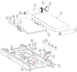 Cybex 750T 751T 770T 525T 790T Treadmill Rear Front Roller Nut 7XXT AF-19988-hydrafitnessparts