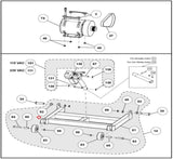 Cybex 750T 751T 770T 790T 625T Treadmill Bronze Bearing Flange HB-20097-hydrafitnessparts
