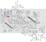 Cybex 750T 751T Treadmill Left Side Front Cover PL-20262-hydrafitnessparts