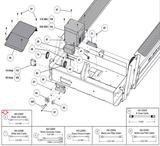 Cybex 770T 790T 625T Treadmill Black Jumper Wire 10" AW-22687-hydrafitnessparts