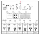 Cybex 770T -GO-05 625T Treadmill Thread 2 Standoff M-F 3-8-16 FM-22779-hydrafitnessparts
