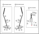 Cybex ARC 350A 360A 362A Trainer Elliptical Linkage Arm Left and Right KAX-20904-hydrafitnessparts