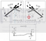 Cybex Arc Trainer 360A 362A 360A-01 362A-01 Elliptical Spacer 3X0A KFM-22009-hydrafitnessparts