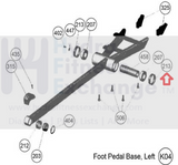 Cybex Arc Trainer 360A 362A 360A-01 362A-01 Elliptical Tolerance Ring KHX-21971-hydrafitnessparts