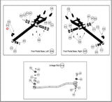 Cybex Arc Trainer 360A 362A Elliptical Front Linkage Axel Cover KPL-22005-hydrafitnessparts