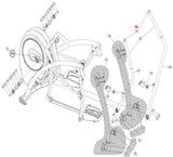 Cybex Arc Trainer 360A 362A Elliptical Handlebar End Cover KPL-21977-hydrafitnessparts