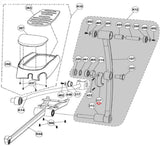 Cybex Arc Trainer 360A 362A Elliptical Rear Drive Linkage Axle Cover KPL-21963-hydrafitnessparts
