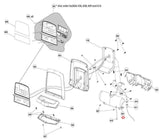 Cybex Arc Trainer 360A 362A Elliptical Upper Front End Handlebar Cover KPL-21947-hydrafitnessparts